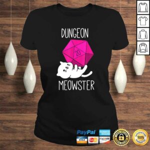 Funny Dungeon Meowster Funny Nerdy Cat D20 Dice RPG Gamer TShirt 2 Funny Dungeon Meowster Funny Nerdy Cat D20 Dice RPG Gamer TShirt 3