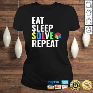 Funny Eat Sleep Solve Repeat Rubik TShirt 3