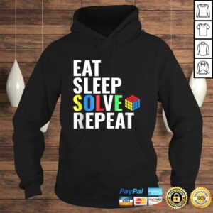 Funny Eat Sleep Solve Repeat Rubik TShirt 4