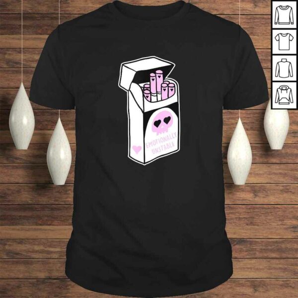 Funny Emotionally Unstable Kawaii Pastel Goth TShirt