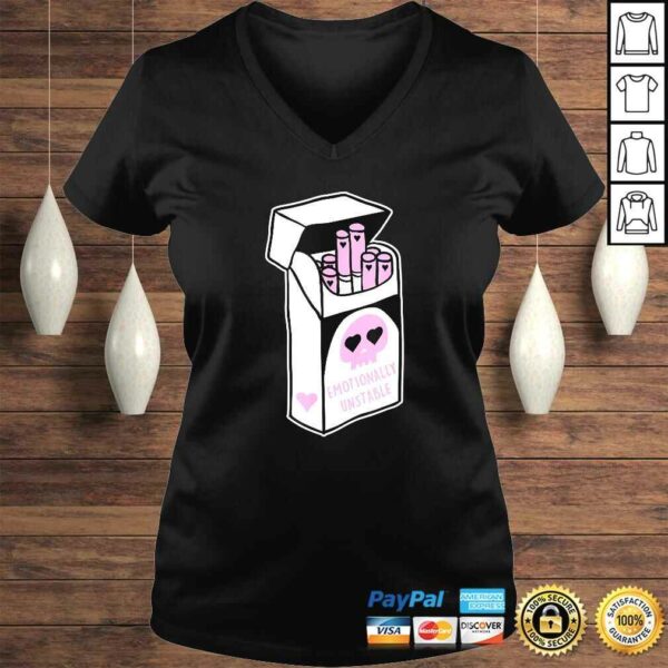 Funny Emotionally Unstable Kawaii Pastel Goth TShirt