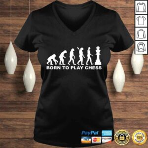 Funny Evolution born to play chess TShirt