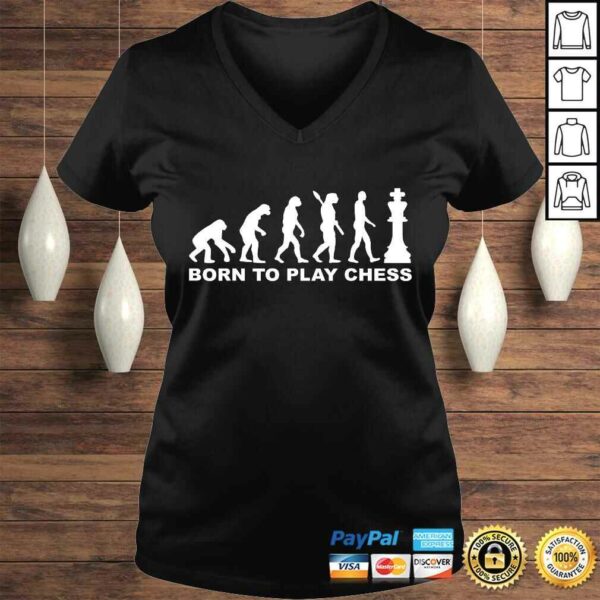 Funny Evolution born to play chess TShirt