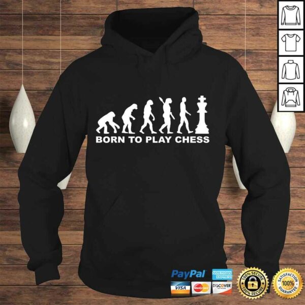 Funny Evolution born to play chess TShirt