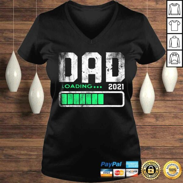 Funny Father’s Day Mens Dad Est 2021 Loading Future New Daddy Baby TShirt