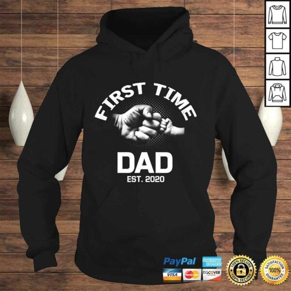 Funny First Time Dad Est 2020 Shirt Fathers Day Gift For Dad Tee Shirt