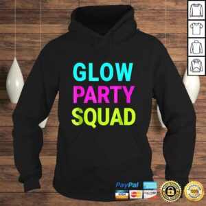 Funny Glow Party Squad TShirt 4