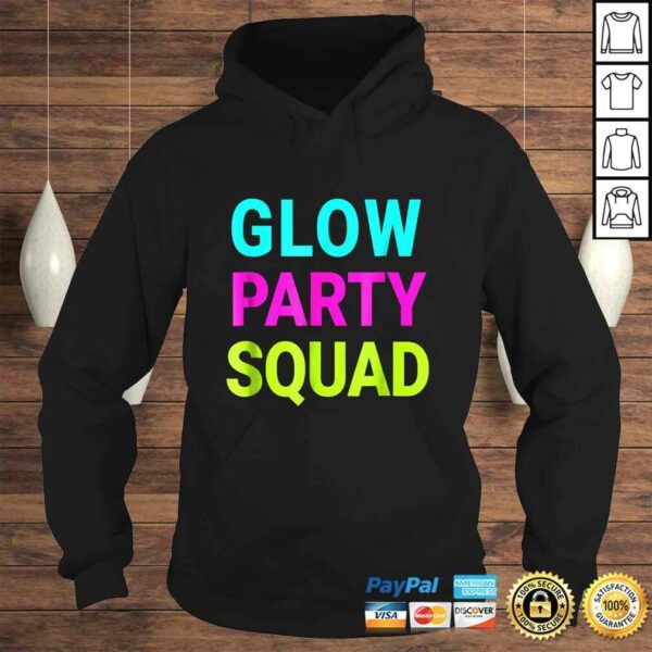 Funny Glow Party Squad TShirt