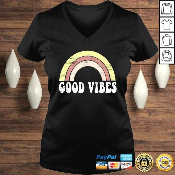 Funny Good Vibes Shirt Women Teen Girls Cute Shirt Top Shirt