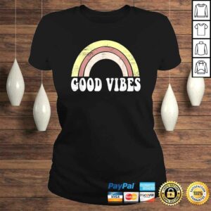 Funny Good Vibes Shirt Women Teen Girls Cute Shirt Top Shirt 3