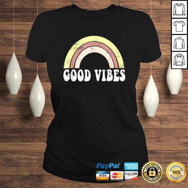 Funny Good Vibes Shirt Women Teen Girls Cute Shirt Top Shirt