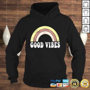 Funny Good Vibes Shirt Women Teen Girls Cute Shirt Top Shirt 4