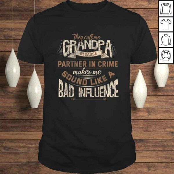 Funny Grandpa Shirt Birthday Christmas Gift for Grandad V-Neck T-Shirt