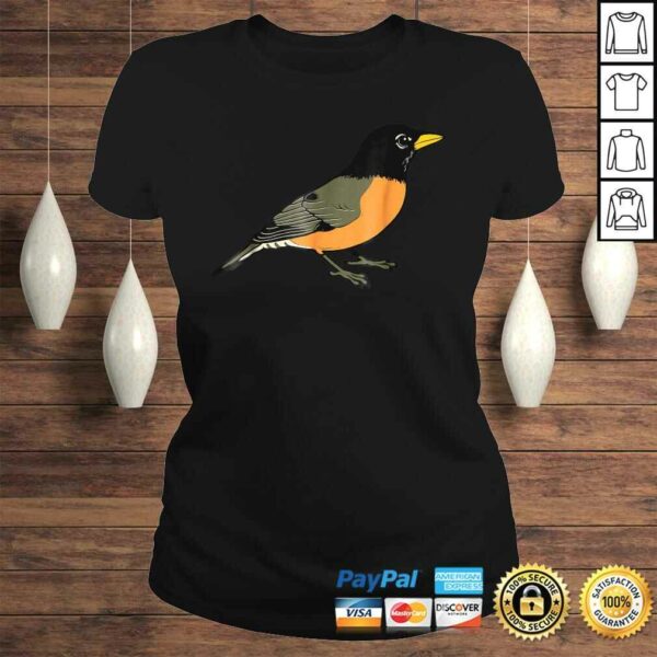 Funny Graphic Tee Animal Birds American Robin Bird TShirt Gift