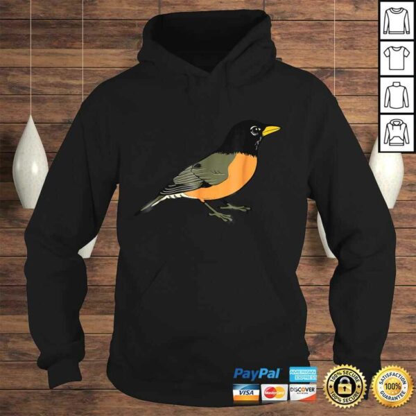 Funny Graphic Tee Animal Birds American Robin Bird TShirt Gift