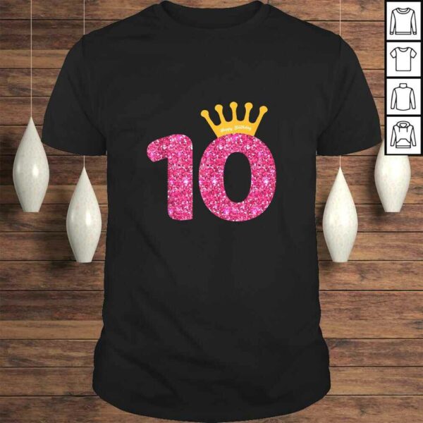 Funny Happy Birthday , Girls 10th Party 10 Years Old Bday TShirt