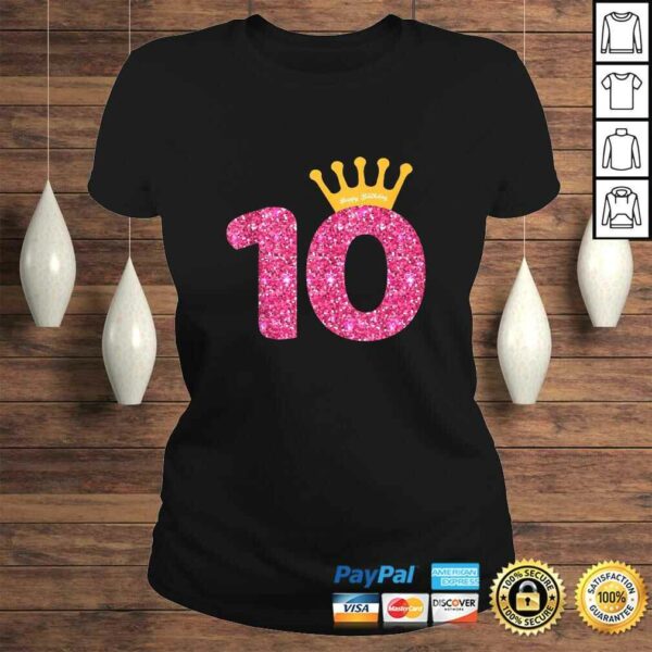 Funny Happy Birthday , Girls 10th Party 10 Years Old Bday TShirt