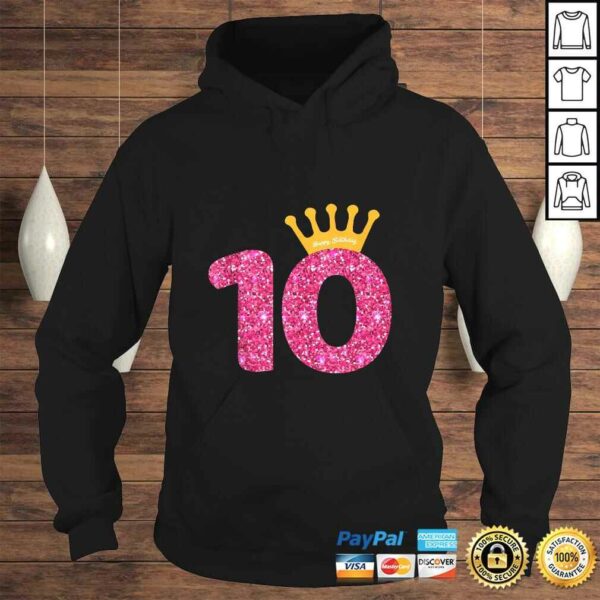 Funny Happy Birthday , Girls 10th Party 10 Years Old Bday TShirt