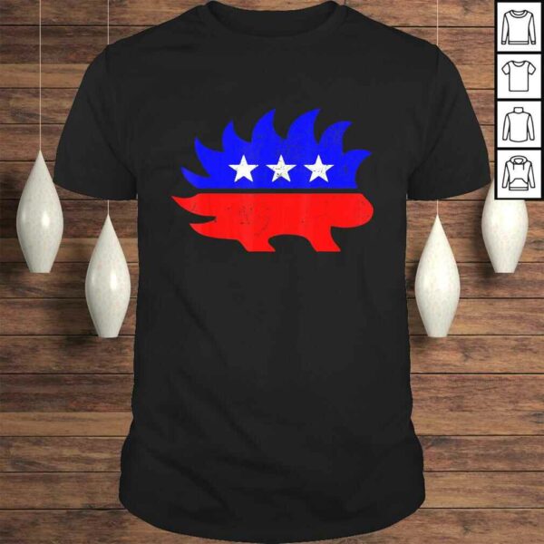 Funny Hedgehog Libertarian Party Libertarianism Shirt