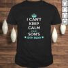 Funny I Cant Keep Calm Its My Sons 10th Birthday Shirt