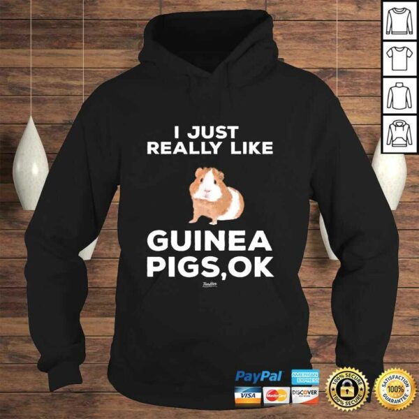 Funny I Just Really Like Guinea Pigs Ok Funny Guinea Mom Themed TShirt