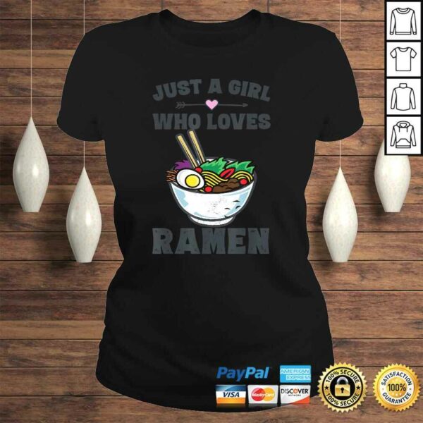 Funny Japanese Ramen Noodles Shirt Girls Anime Lovers Gifts