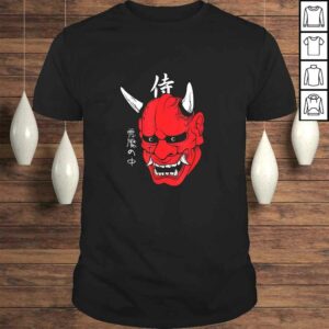 Funny Japanese demon art face mask devil yokai harajuku aesthetic TShirt Funny Japanese demon art face mask devil yokai harajuku aesthetic TShirt