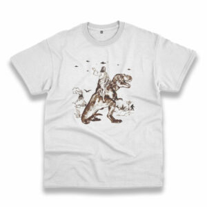 Funny Jesus Riding Dinosaur Vintage Tshirt Funny Jesus Riding Dinosaur Vintage Tshirt