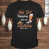 Funny July Cowboy Girl Stepping Into My Birthday Like A Boss V-Neck T-Shirt
