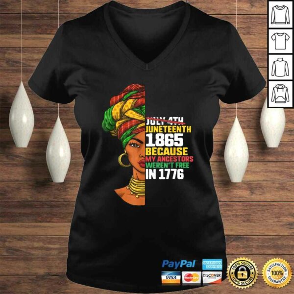 Funny Juneteenth Day Ancestors Free 1776 July 4th Black African11 Gift Top