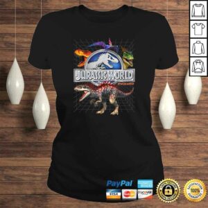 Funny Jurassic World Evolved Dino Grid T-Rex Graphic Shirt 2 Funny Jurassic World Evolved Dino Grid T Rex Graphic Shirt 3