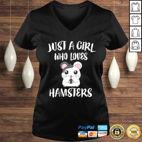 Funny Just A Girl Who Loves Hamsters Animal Shirt