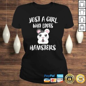 Funny Just A Girl Who Loves Hamsters Animal Shirt 2 Funny Just A Girl Who Loves Hamsters Animal Shirt 3