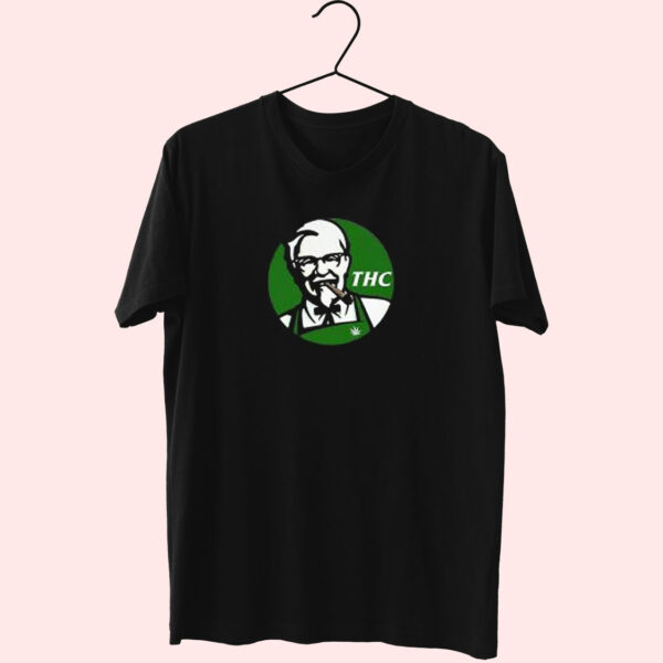 Funny Kfc Thc Smoking Weed Essentials T Shirt