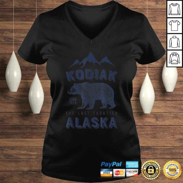 Funny Kodiak Alaska Shirt Bear The Last Frontier Bears Vintage Tee T-Shirt