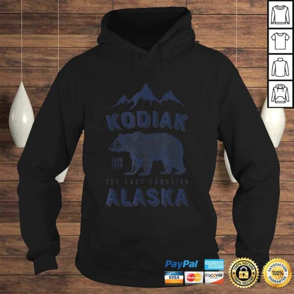 Funny Kodiak Alaska Shirt Bear The Last Frontier Bears Vintage Tee T-Shirt