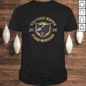 Funny Kranky Kitty Fireworks Funny Pirate CaTShirt Funny Kranky Kitty Fireworks Funny Pirate CaTShirt