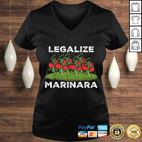 Funny Legalize Marinara Sauce Italian Food Humor Shirt