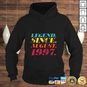 Funny Legend Since August 1997 Bday Gifts 23rd Birthday Tee Shirt 3 Funny Legend Since August 1997 Bday Gifts 23rd Birthday Tee Shirt 4