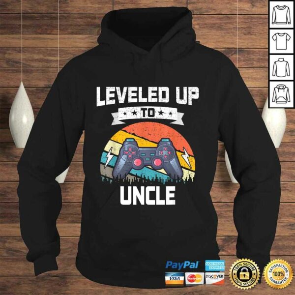 Funny Leveled up to Uncle Funny Video Gamer Gaming Gift TShirt