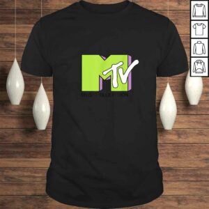Funny Lime Green And Purple MTV Logo Fill TreatmenGift Top Funny Lime Green And Purple MTV Logo Fill TreatmenGift Top