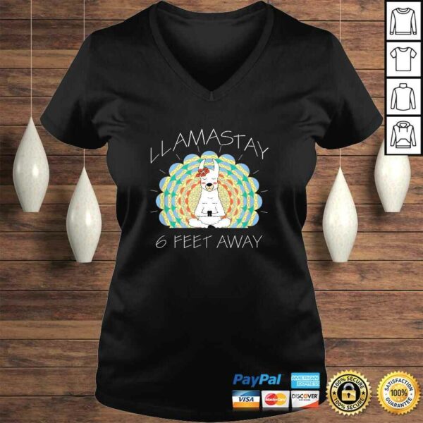 Funny Llamastay 6 Feet Away – Llama Stay 6 Feet Away T-shirt