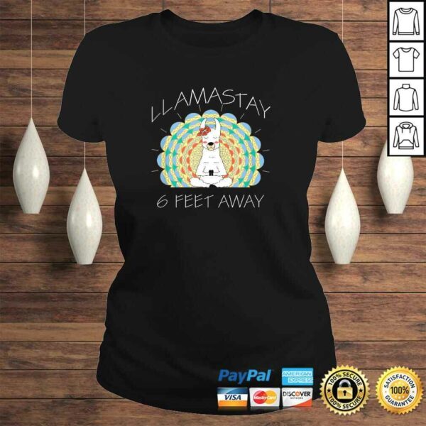 Funny Llamastay 6 Feet Away – Llama Stay 6 Feet Away T-shirt