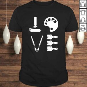 Funny Love Art Tools ArtisV-Neck T-Shirt Funny Love Art Tools ArtisV-Neck T-Shirt