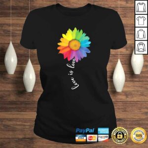 Funny Love Is Love Rainbow Sunflower LGBT Gay Lesbian Pride Tee Shirt 2 Funny Love Is Love Rainbow Sunflower LGBT Gay Lesbian Pride Tee Shirt 3