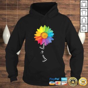 Funny Love Is Love Rainbow Sunflower LGBT Gay Lesbian Pride Tee Shirt 3 Funny Love Is Love Rainbow Sunflower LGBT Gay Lesbian Pride Tee Shirt 4