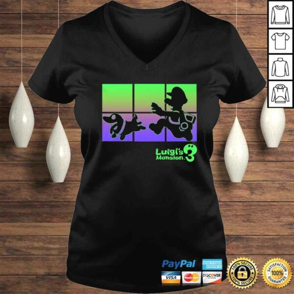 Funny Luigi’s Mansion 3 Luigi And Polterpup Silhouette TShirt