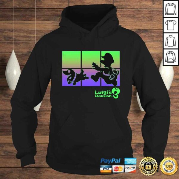 Funny Luigi’s Mansion 3 Luigi And Polterpup Silhouette TShirt