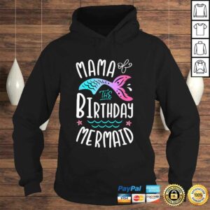 Funny Mama Of The Birthday Mermaid Gifts Women Family Matching Shirt 4