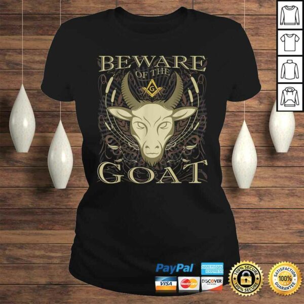 Funny Masonic Shirt Beware Of The Goat Funny Freemason TShirt
